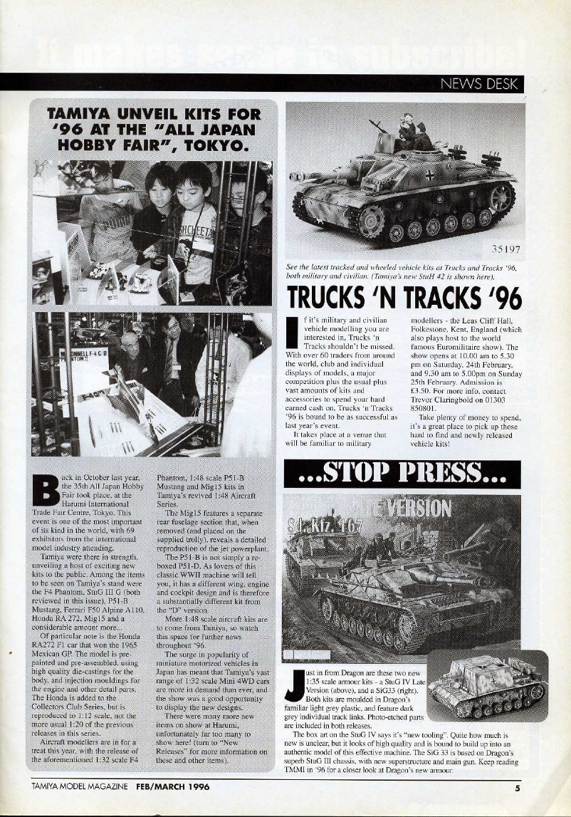 Tamiya Model Magazine 052 (1996-02)